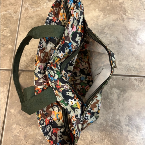 LeSportsac x Toki Doki Handbag - Cammo Playground Orange (Summer 2006) - Picture 5 of 6